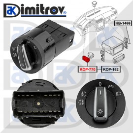 Ключ главни светлини VW Bora Golf IV Jetta III New Beetle Passat Polo Sharan